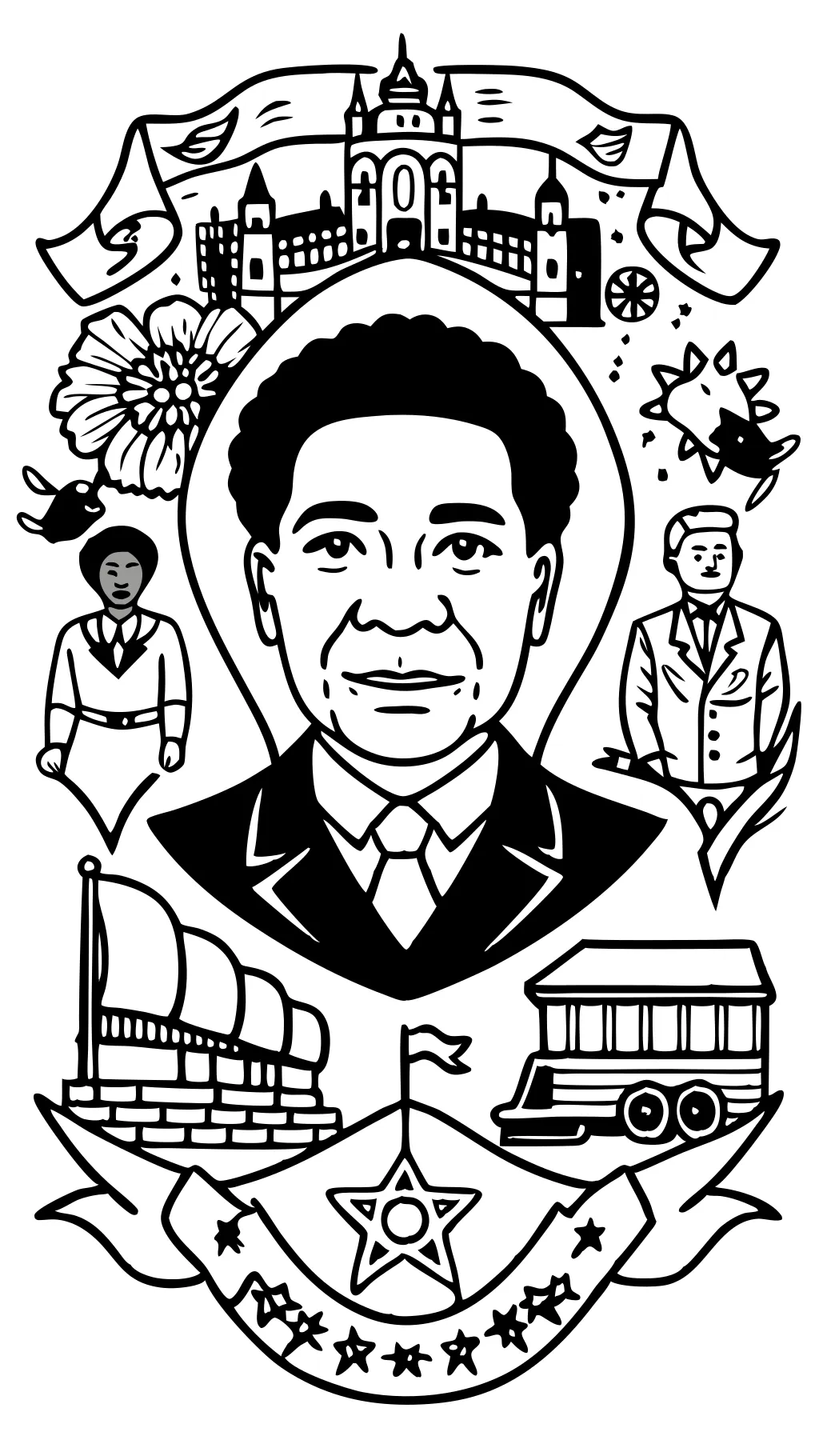 coloring pages of black history month